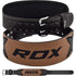 RDX 4 INCH BROWN LEATHER GYM BELT-1